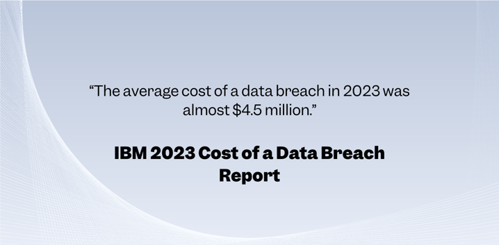 quote from IBM data breach report