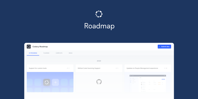 codacy product roadmap