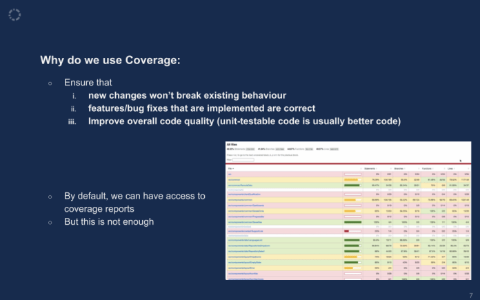 Why do we use coverage