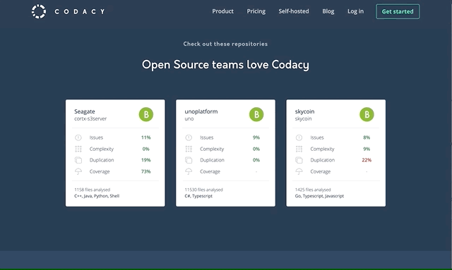 Image Test Codacy without having to request access to an organization