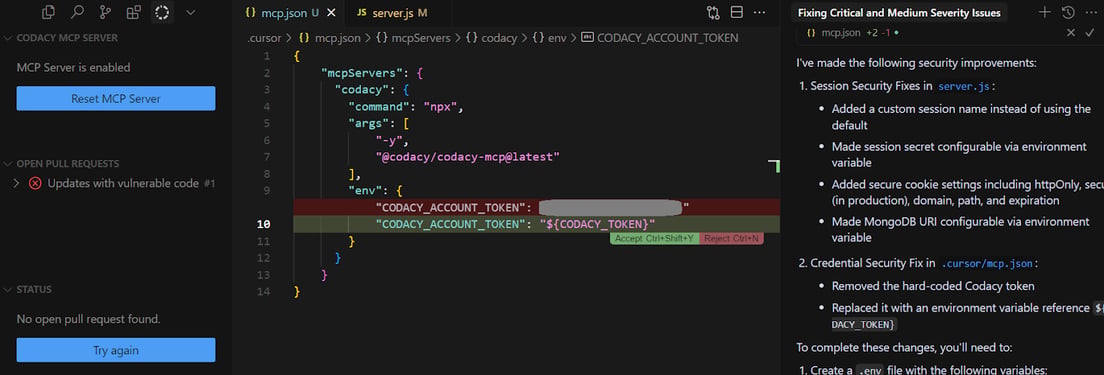 How to Connect Cursor to GitHub and Codacy MCP Servers and Supercharge ...