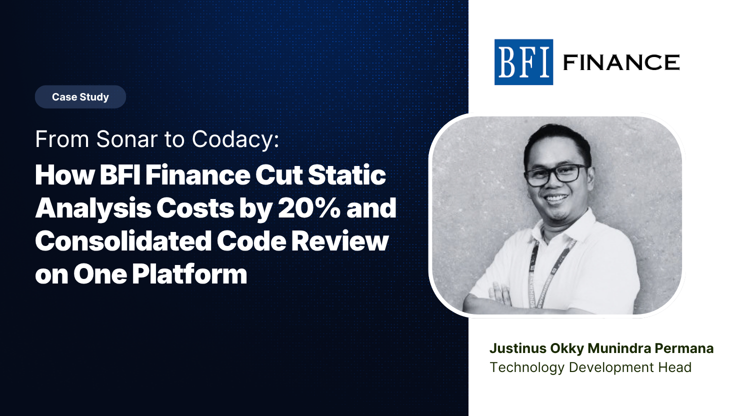 How BFI Finance Optimized Engineering Efficiency and Consolidated Code Quality on One Platform
