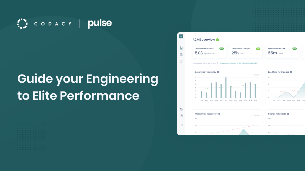 Introducing Pulse, Achieve elite engineering performance - Codacy