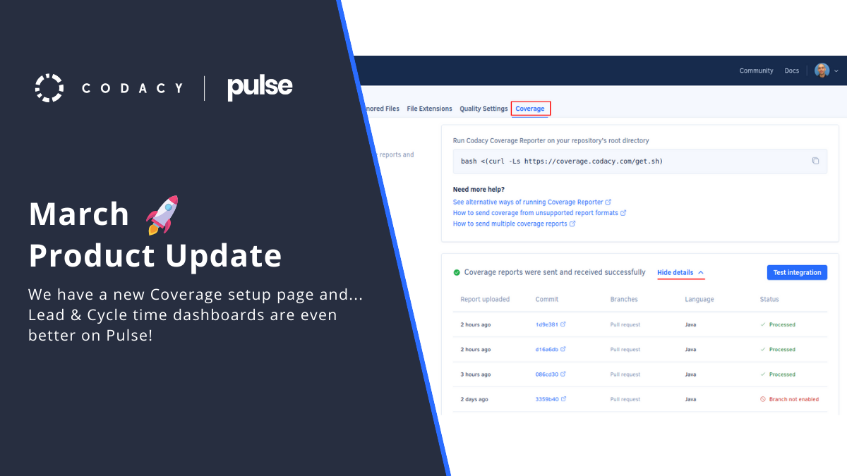 March 2022 Product Update 🚀