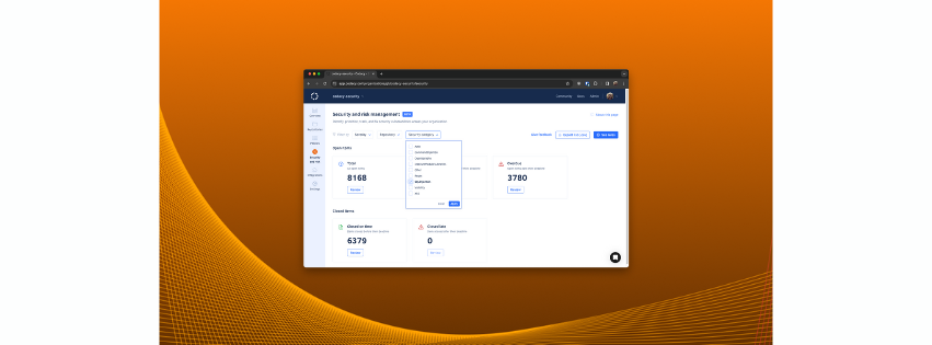 Filtering Security Issues By Category in Codacy Security